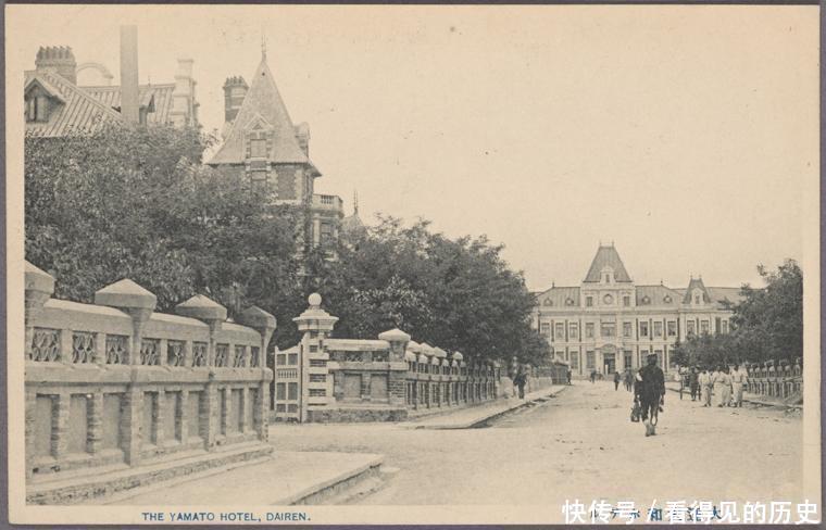 老照片:日本占领下的大连 街道都是起的日本名字