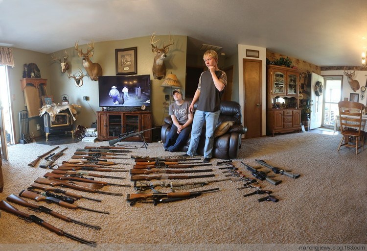 美国人如何玩枪?实拍猎杀野牛