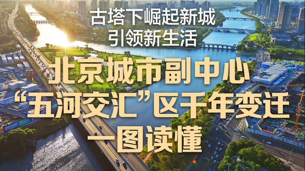 五河交汇！北京城市副中心这一区域正在崛起，一图看变迁