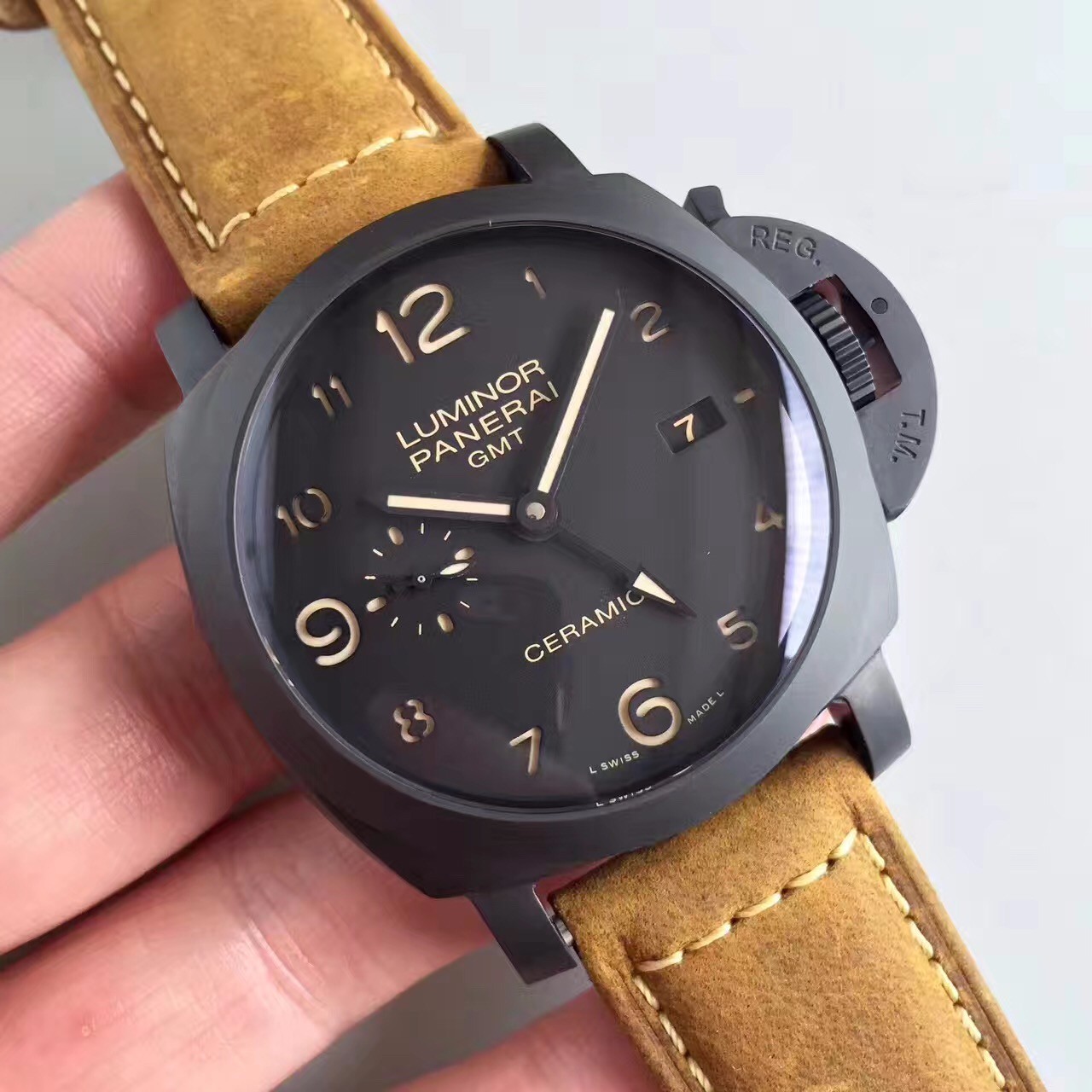 最新vs沛纳海441一比一正品开模复刻陶瓷表壳