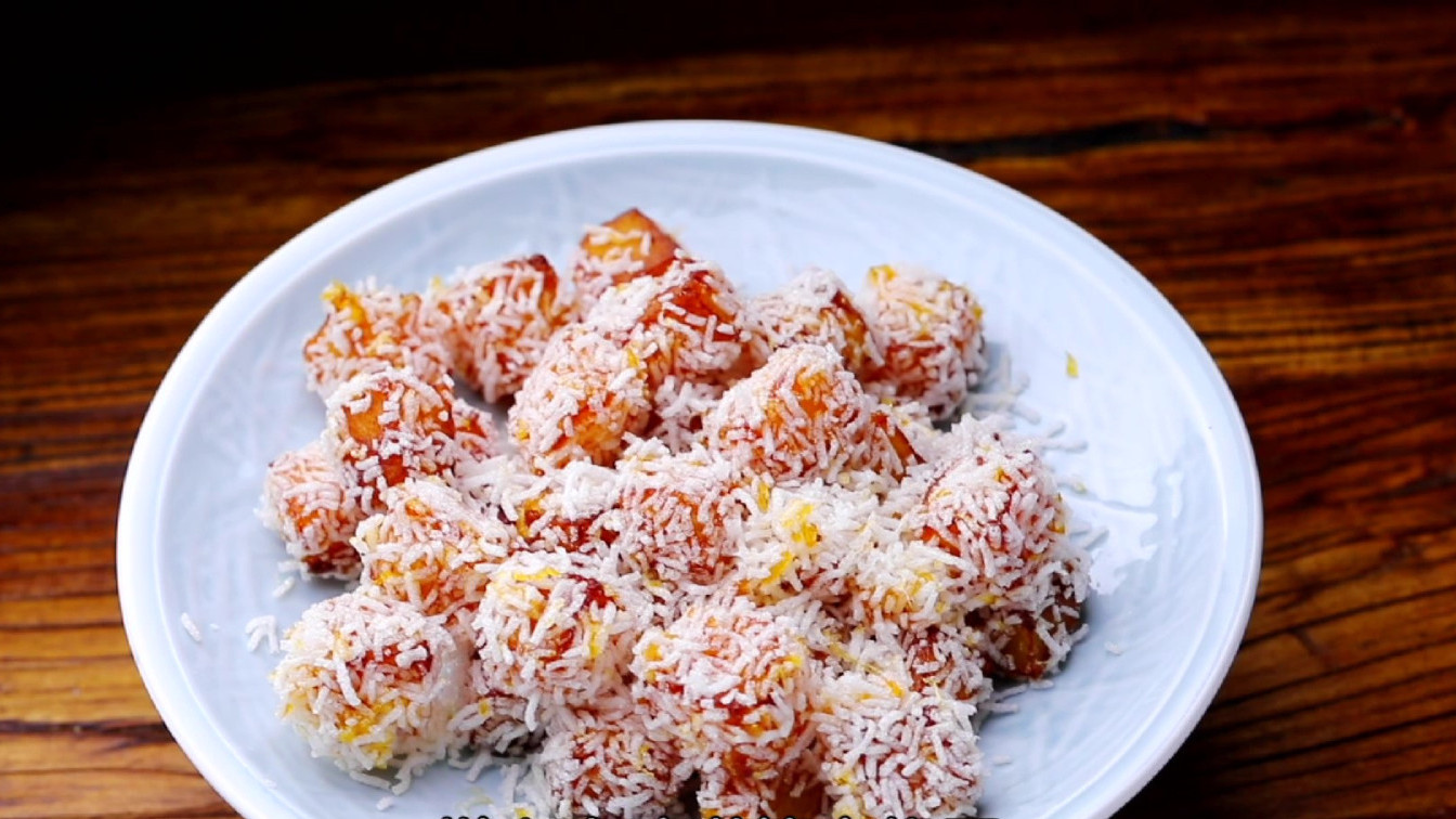 土豆加上它，秒变“雪花球”！今天有幸吃一回，被惊艳到了