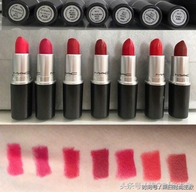 MAC口红试色大全,你喜欢哪个色号?