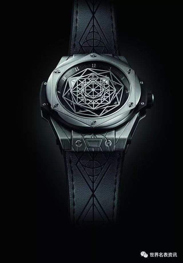HUBLOT宇舶表Big Bang Sang Bleu刺青腕表;诠
