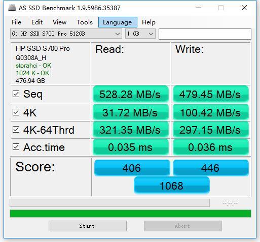 这块读写速度超过500+的固态硬盘还能好好的