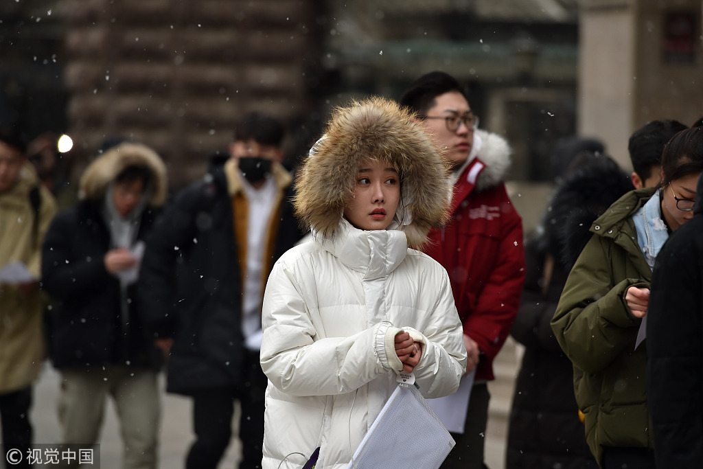 中戏艺考开始 表演系报录比高达229:1