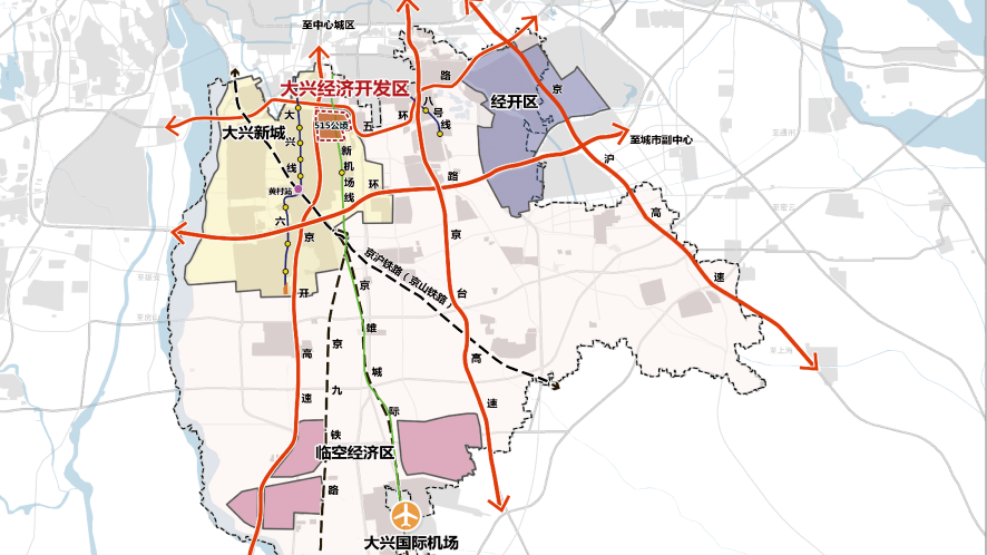 大兴经开区新规划出炉！涉及地铁站、道路交通、配套绿地……