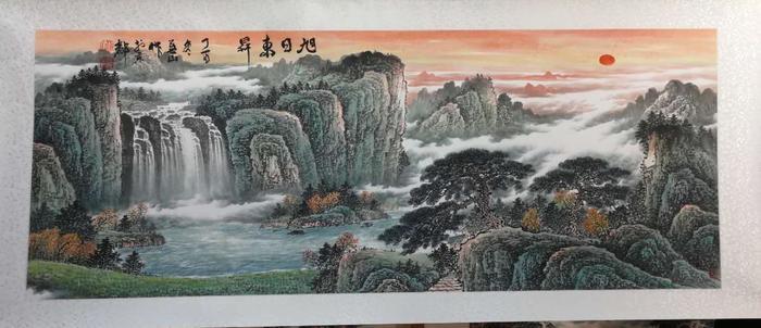 画家蓝山一一国礼艺术家