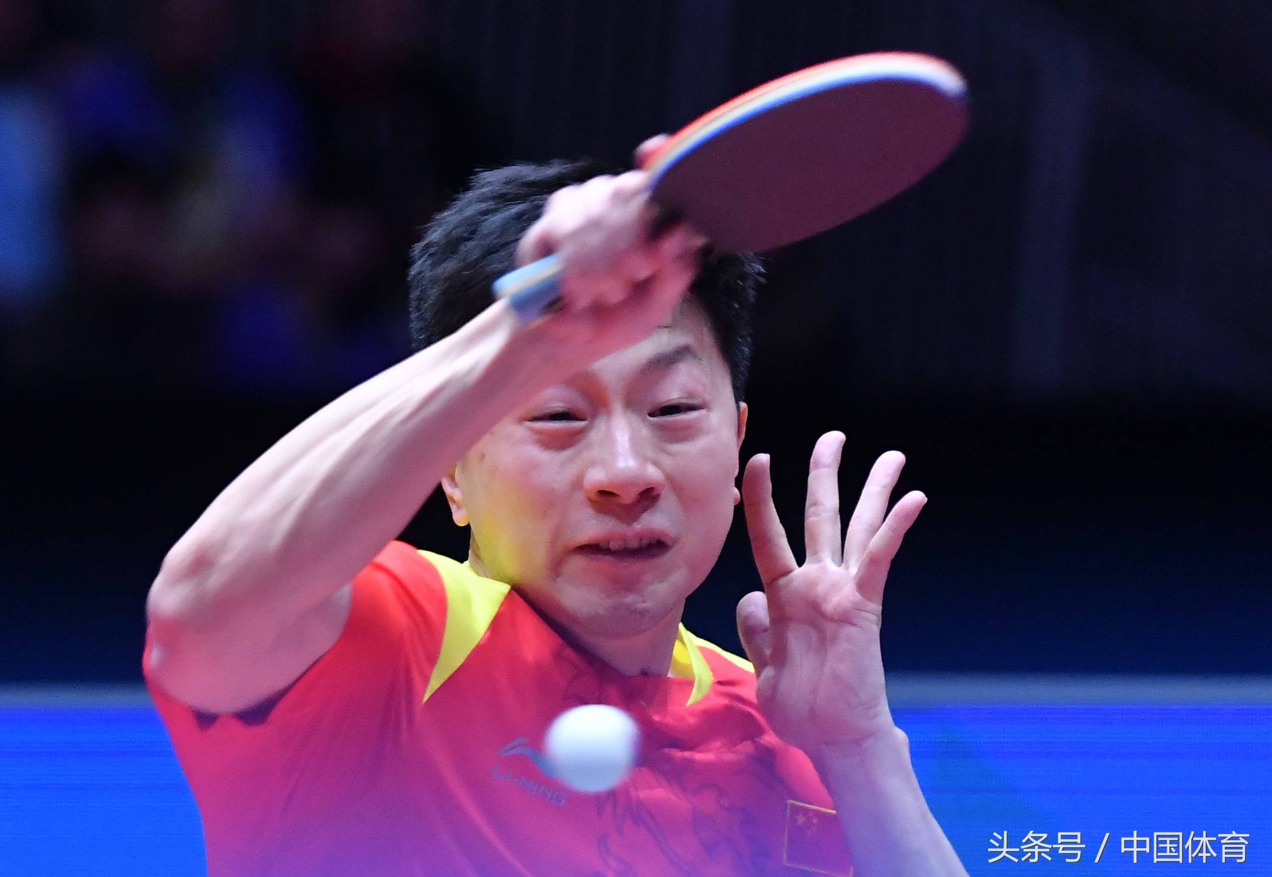 第54届世乒赛团体赛男团半决赛 中国队3比0战