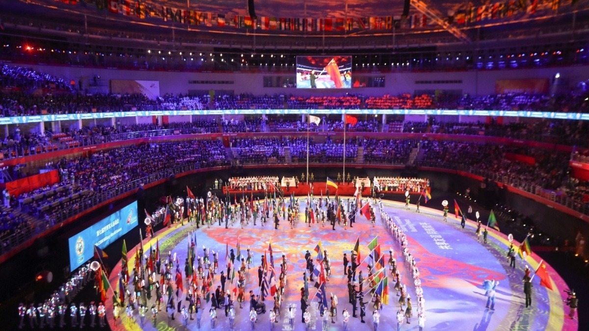 2019年10月27日，第七届世界军人运动会闭幕式在武汉体育中心举行。