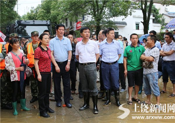 马承祖在婺源检查指导防汛救灾工作