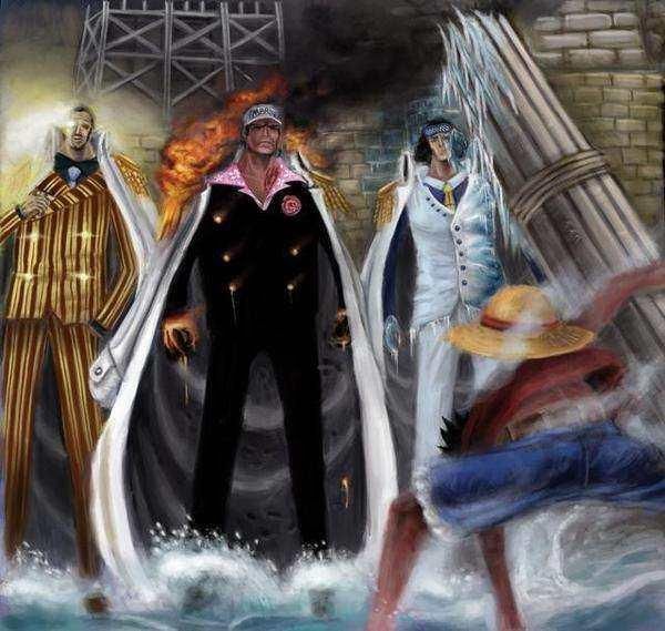 海贼王:海军本部出场过的八位大将,谁才是最强者