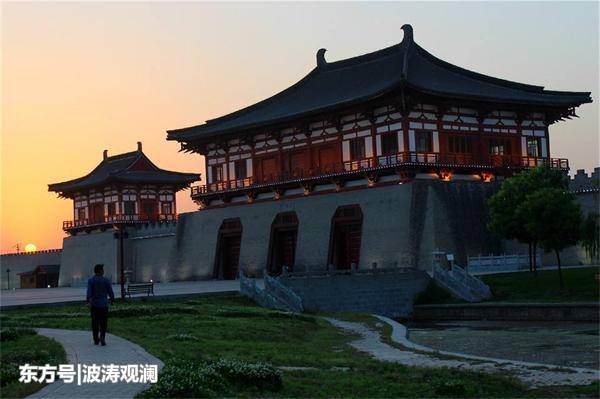 定鼎門,世界文化遺產,始建於隋朝,是隋唐洛陽城中軸建築群上著名的