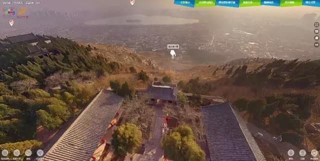 水泊梁山风景区VR全景地图 另一个角度看梁山