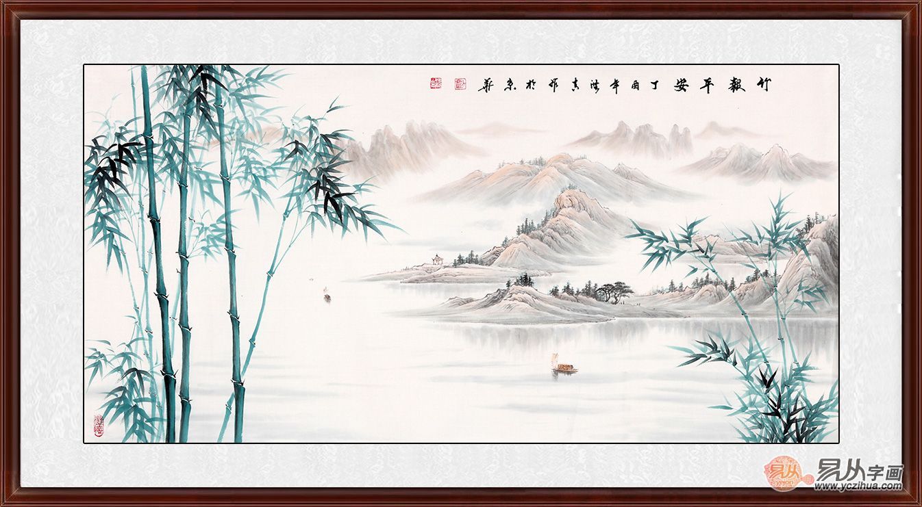 家庭餐厅挂画有什么讲究?有意境的名家山水画