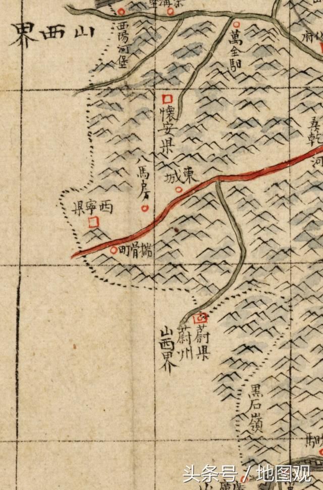 地图:清朝初期,各省地图和城市名称都是什么样