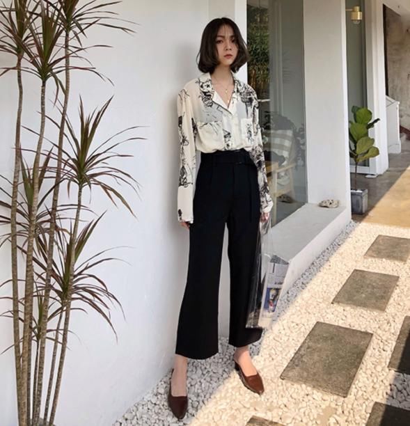 身高155的女生穿阔腿裤,一定要记住这几点!