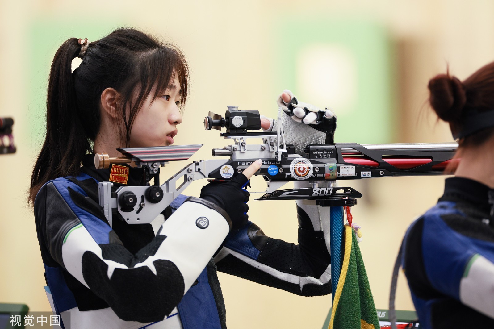 中国队夺得亚运会射击女子10米气步枪团体赛金牌!