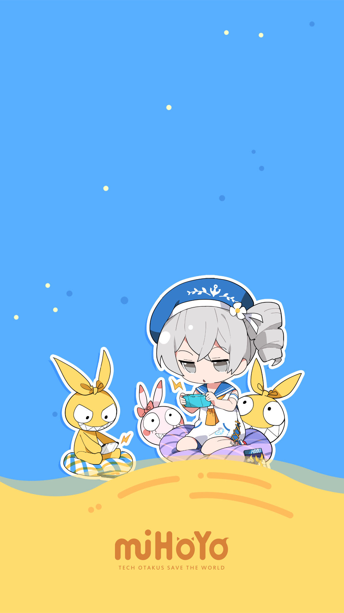 崩坏3:8张夏日女武神q版壁纸,除了爱酱都有,第