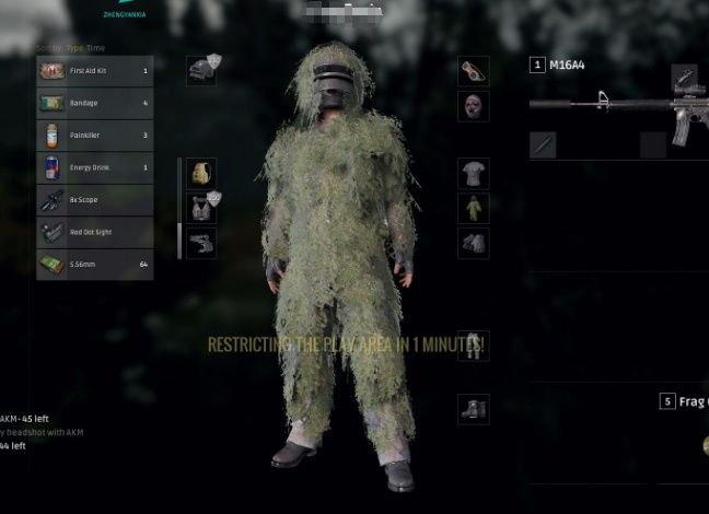 蓝洞曝光PGI所有战队服装,4AM的天然吉利服成