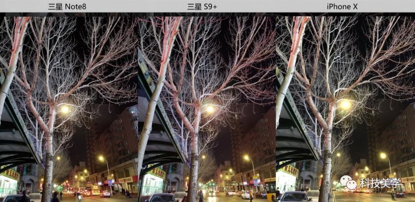 三星S9+对比iPhoneX 三星Note8 视频测评丨科
