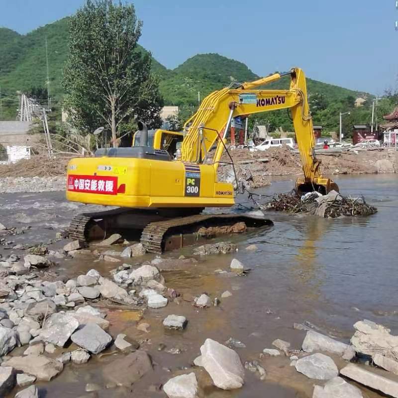 中国安能担负北京门头沟永定河河道清理任务