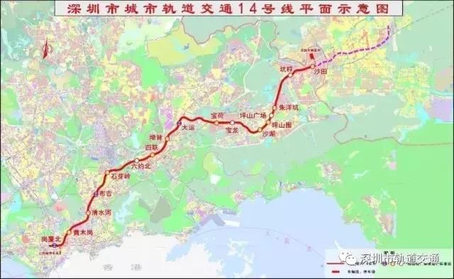 最新进展:接驳惠州地铁1号线的深圳14号线,施