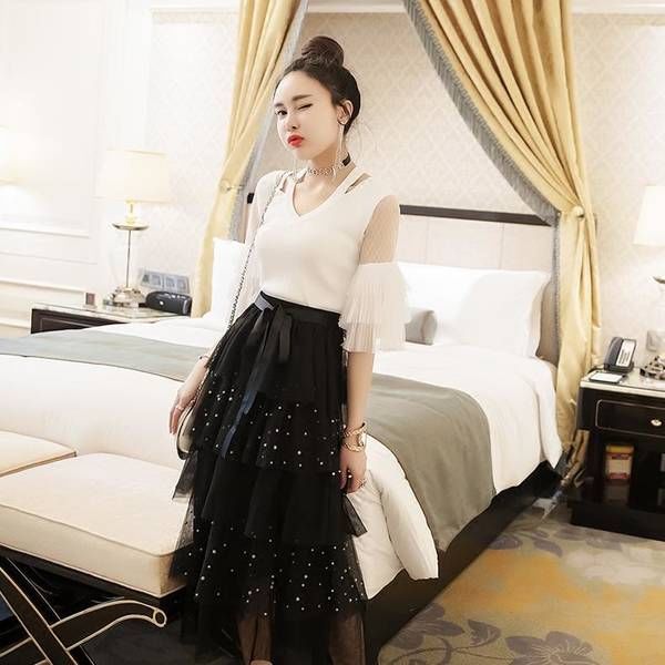 身高160女生穿套装裙,精致高挑又迷人