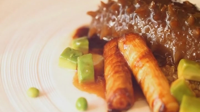 《快乐生活一点通》20181002藜麦烧海参 《快乐生活一点通》20181002藜麦烧海参