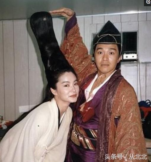 港星绝密片场照,林青霞周星驰张国荣巩俐搞怪