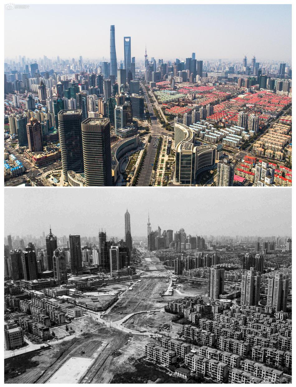 震撼!一组对比图看浦东新区27年巨变_北京时间