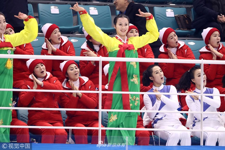 朝韩啦啦队冬奥助威反差大