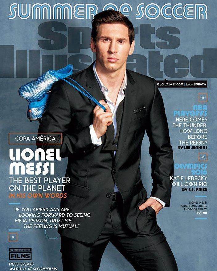 组图-梅西为《体育画报》拍写真 变高冷哥帅多了 组图-梅西为《体育画报》拍写真 变高冷哥帅多了