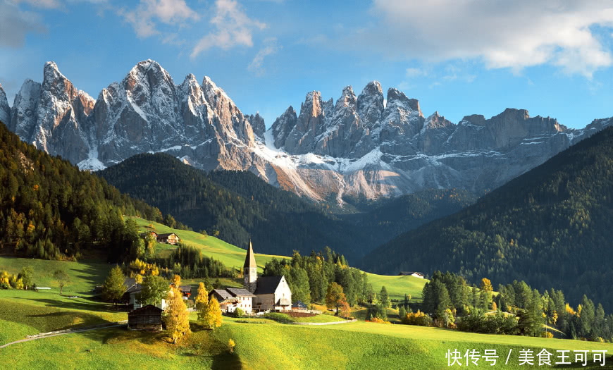 世界著名的旅游胜地,欧洲最高的山脉,被称为大