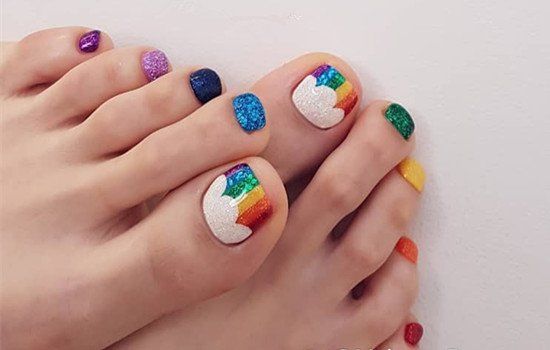 2018显白的脚部美甲图片合集 适合夏季的小清
