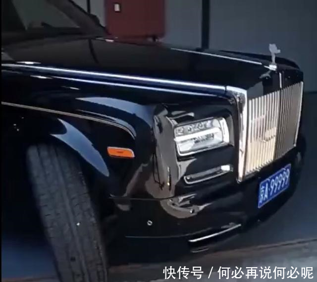 街拍劳斯莱斯幻影,车牌照京A99999,绝对是全北