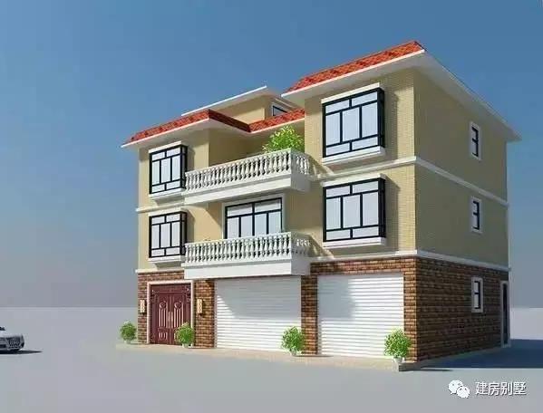 带商铺的农村自建房户型,自住赚钱两不误,这是