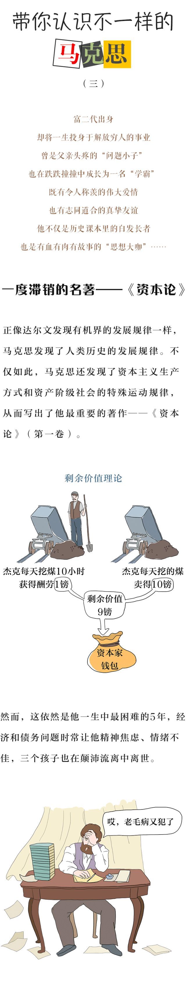 他不仅是历史课本里的白发长者…带你认识不一样的马克思（完结篇） | 漫画