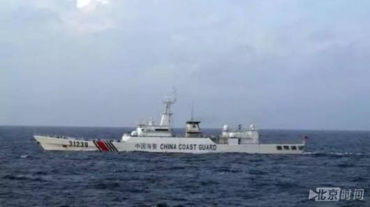 中国四艘海警舰今日在钓鱼岛海域巡航