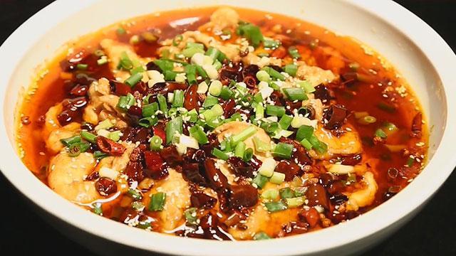 水煮鸡片味道浓郁嫩滑只需三步