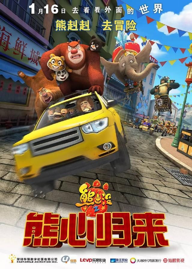 《熊出没之变形记》点映口碑爆棚,前四部票房成绩稳如狗!