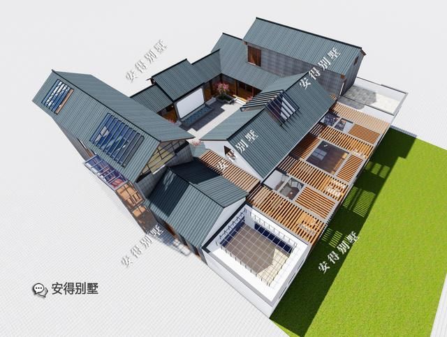 5款农村四合院汇合,新中式风格传承经典之美,