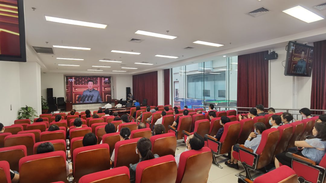 丰台团员青年观看学习庆祝中国共产党成立100周年大会