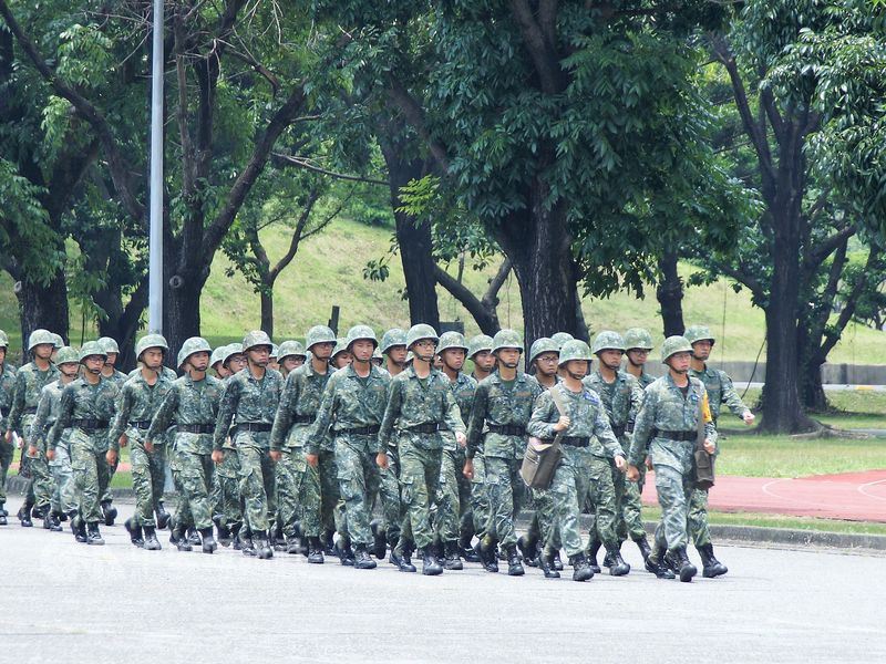 台湾军校生(图片来源:"中央社)