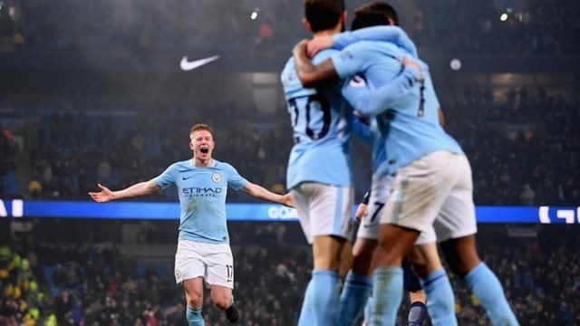 曼城本赛季至今面对TOP6保持全胜,英超连一个