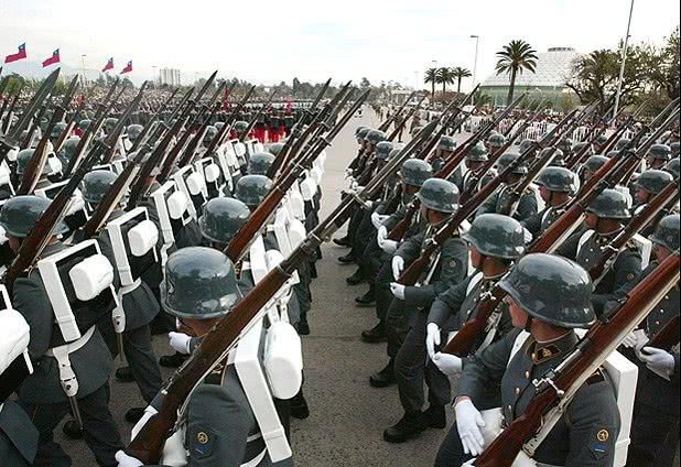 现在智利的军装,为什么满眼望去都是德国纳粹