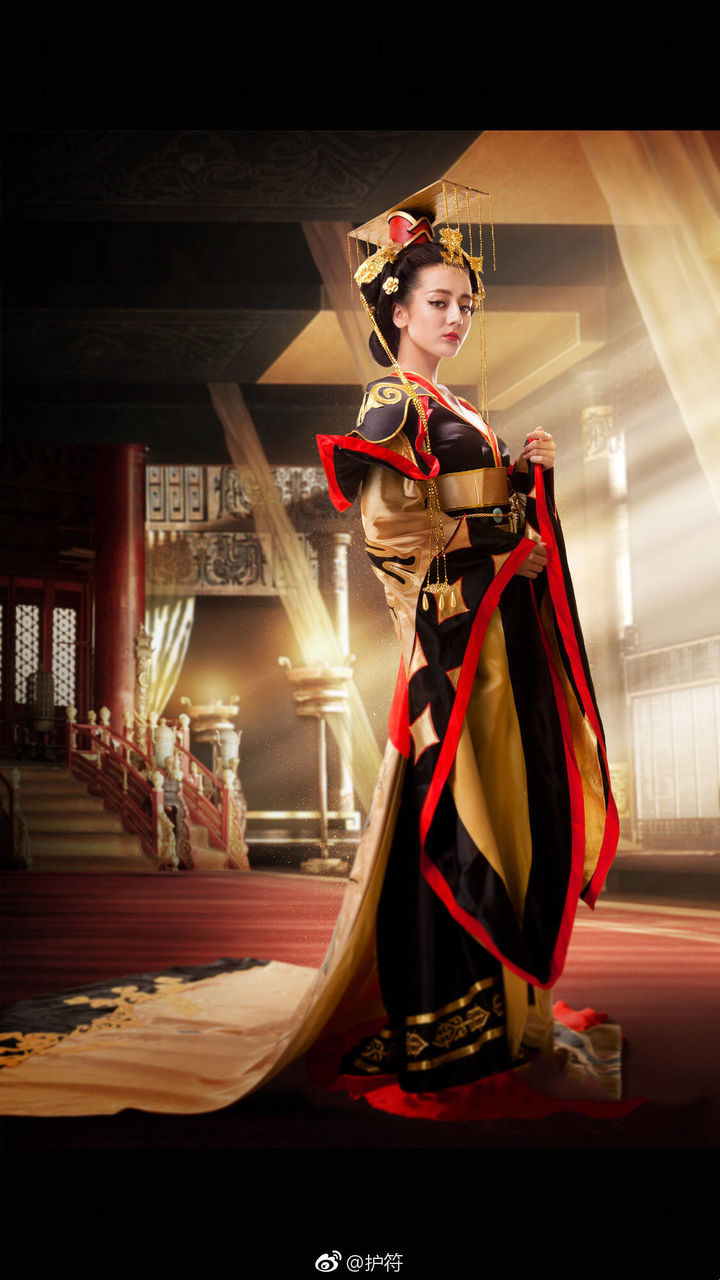 [迪丽热巴][分享]170729 重温游戏迪帅气宣传照 王者风范霸气回归!