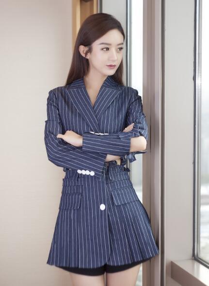 赵丽颖代言特步 广告花絮照片曝光 粉丝:特步突