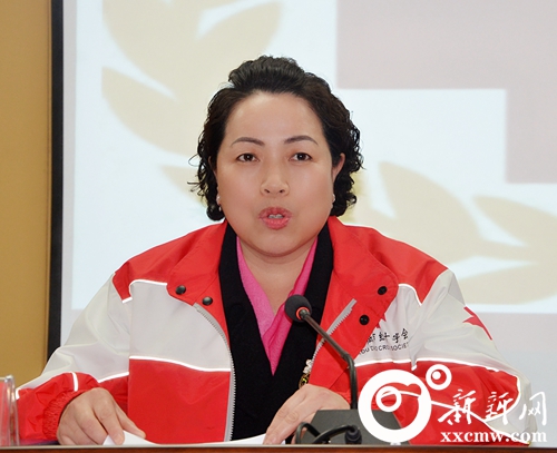 副市长,市红十字会法定会长李有才出席会议并讲话.