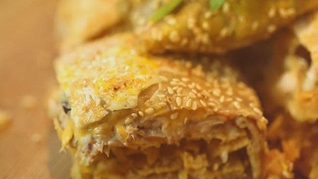 《快乐生活一点通》20180530金枪鱼龙虾煎饼 《快乐生活一点通》20180530金枪鱼龙虾煎饼
