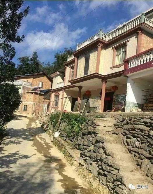 10套农村自建房实景图,第8套普通户型,但建造的最多